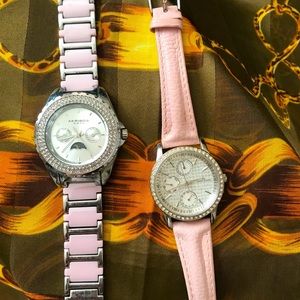 Pink bling watches